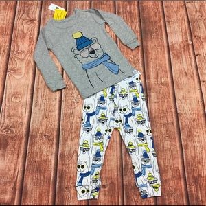 Gap Boys 12-18 Month Sunglass Bear Pajamas